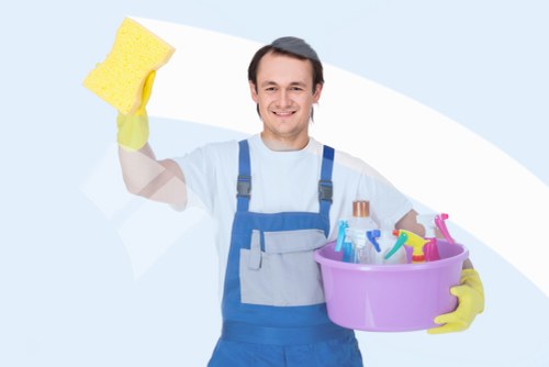 Trusted Cleaners Enfield team delivering a polished and organized finish