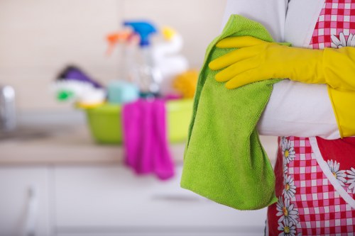 Local Airbnb cleaning team managing linen change and room reset in Enfield