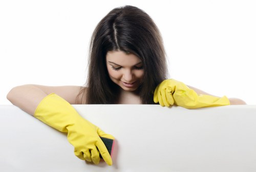 Local Enfield cleaning team carrying out a thorough property deep clean