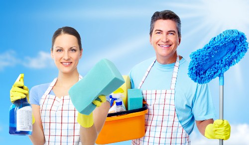 Regular house cleaning in a typical Enfield property